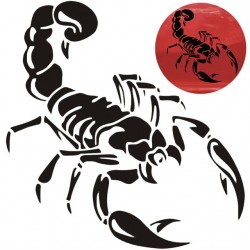 3D scorpion - car stickerStickers