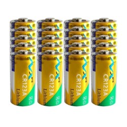 Original lithium battery - CR123A - 1600 mAh - 20 piecesBattery