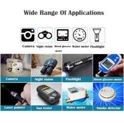 Original lithium battery - CR123A - 1600 mAh - 20 piecesBattery