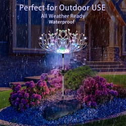 LED fireworks - solar garden lamp - waterproofSolar lighting