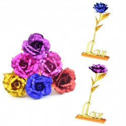Infinity golden rose - with Love holder - boxValentine's day