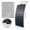 Solar panel kit - flexible - 100W / 200W / 300W - 12V / 24V - with PV connector - battery charger moduleSolar panels