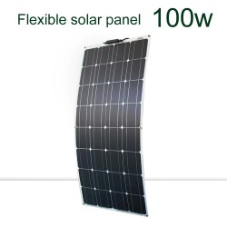 Solar panel kit - flexible - 100W / 200W / 300W - 12V / 24V - with PV connector - battery charger moduleSolar panels