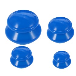 Anti cellulite silicone vacuum cups - body massager - Chinese bubbles - 4 piecesMassage