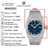 PAGANI DESIGN - automatic sports watch - waterproof - stainless steel - blueWatches