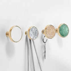Round furniture handles - knobs - wall hooksFurniture