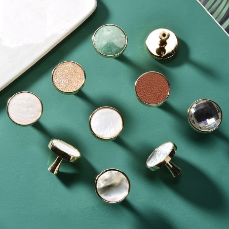 Round furniture handles - knobs - wall hooksFurniture