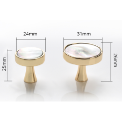 Round furniture handles - knobs - wall hooksFurniture