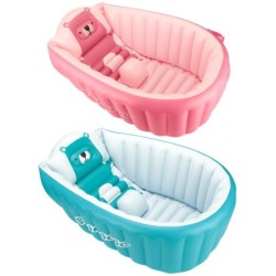 Inflatable baby bathtub - swimming pool - portable - foldable - non slip - cartoon bearSwimming