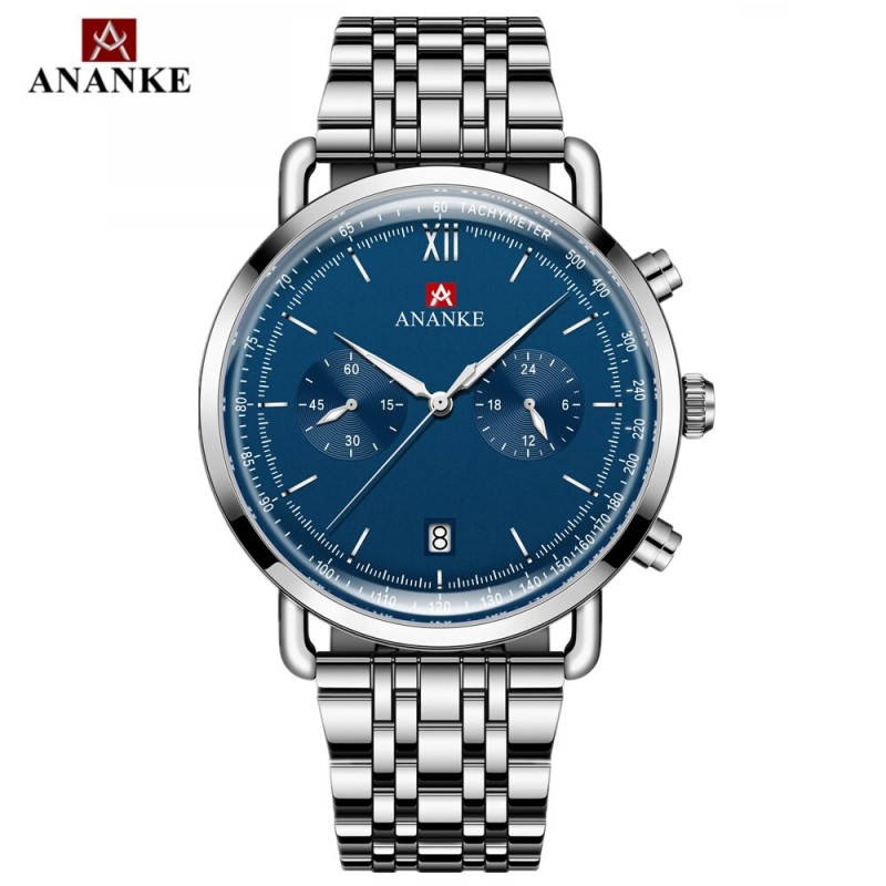 ANANKE - classic Quartz watch - waterproof - stainless steelWatches