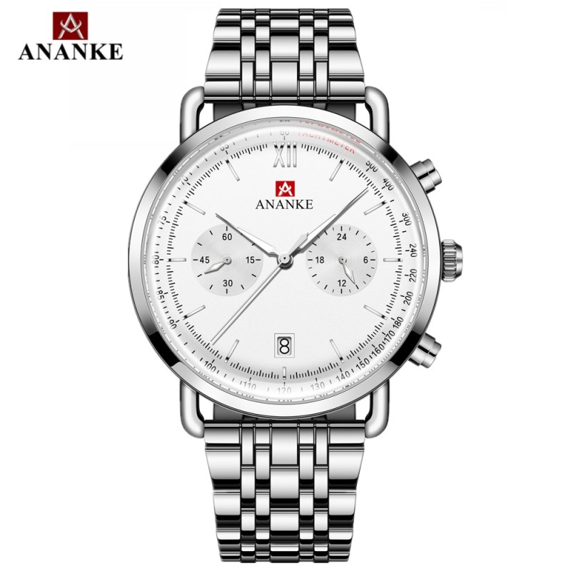 ANANKE - classic Quartz watch - waterproof - stainless steelWatches