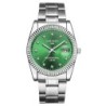 CHRONOS - stylish Quartz watch - with rhinestones - waterproof - stainless steelWatches