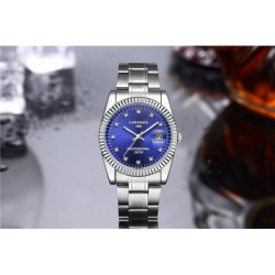 CHRONOS - stylish Quartz watch - with rhinestones - waterproof - stainless steelWatches