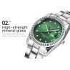 CHRONOS - stylish Quartz watch - with rhinestones - waterproof - stainless steelWatches