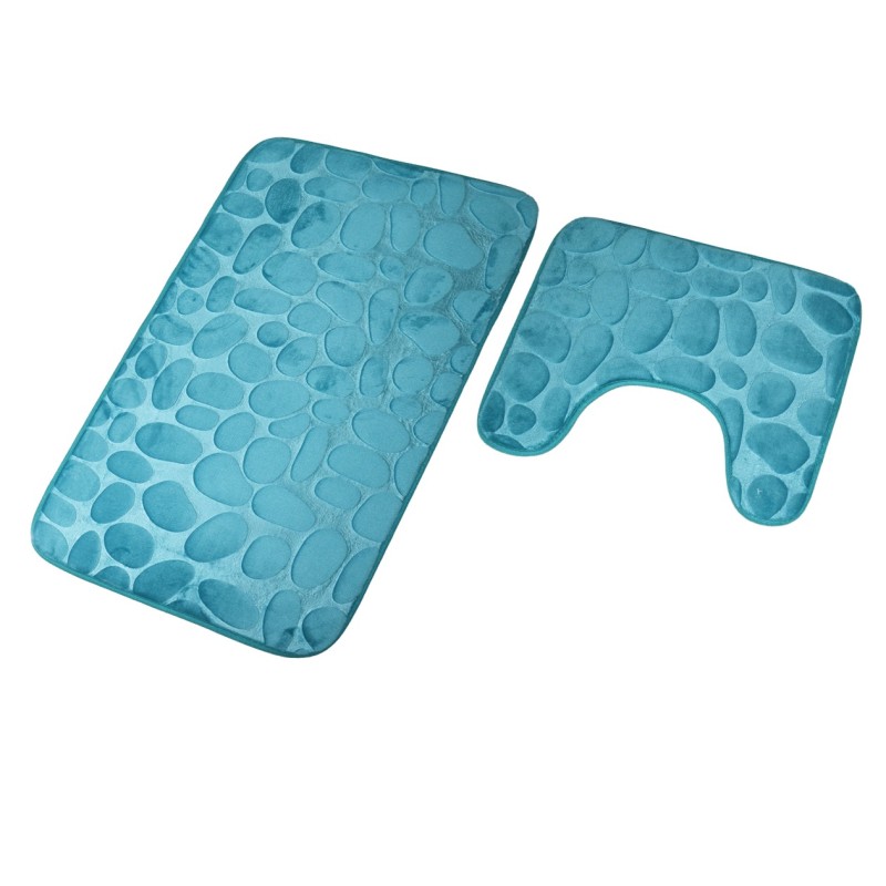 Bathroom / toilet mat - non-slip - 2 piecesBathroom & Toilet