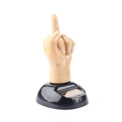Solar powered toy - moving middle fingerSolar