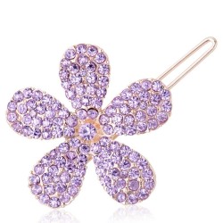 Crystal flower hair pinHair clips