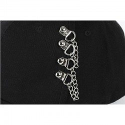 Baseball cap with metal rings - unisexHats & Caps