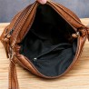Leather shoulder bag - with rivetsBags