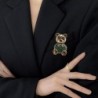 Crystal bear broochBrooches