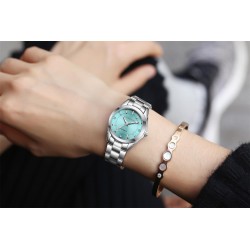 CHRONOS - luxury silver Quartz watch - stainless steelWatches