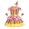 Clown dress - costume - colorful stripes / polka dotsCostumes