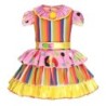 Clown dress - costume - colorful stripes / polka dotsCostumes