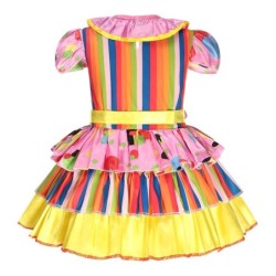 Clown dress - costume - colorful stripes / polka dotsCostumes