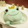 Frog with a crown - plush toy / pillowCuddly toys