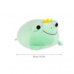 Frog with a crown - plush toy / pillowCuddly toys