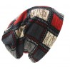 2 in 1 - winter hat / scarf - plaid design - unisexHats & Caps