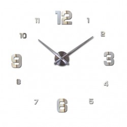 3D wall clock - acrylic DIY sticker - mirror effectWall stickers