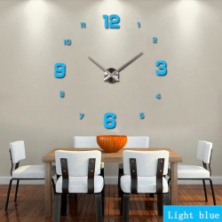 3D wall clock - acrylic DIY sticker - mirror effectWall stickers