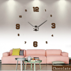3D wall clock - acrylic DIY sticker - mirror effectWall stickers