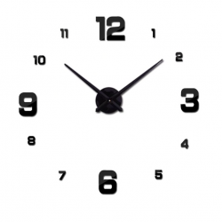 3D wall clock - acrylic DIY sticker - mirror effectWall stickers