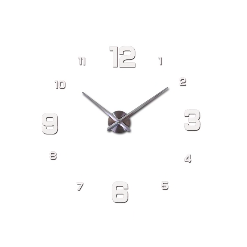 3D wall clock - acrylic DIY sticker - mirror effectWall stickers