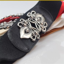 Wide elastic belt - with metal buckleBelts