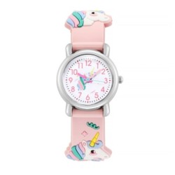 Kids Quartz watch - silicone strap with unicornWatches