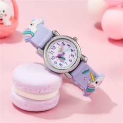 Kids Quartz watch - silicone strap with unicornWatches