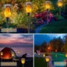 LED solar lamp - torch with flickering light - waterproofSolar lighting