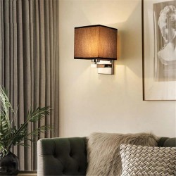 LED wall light - modern textile lamp - E27 - 5WWall lights