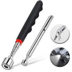 Telescopic mini magnetic pick up tool - with LEDHand tools