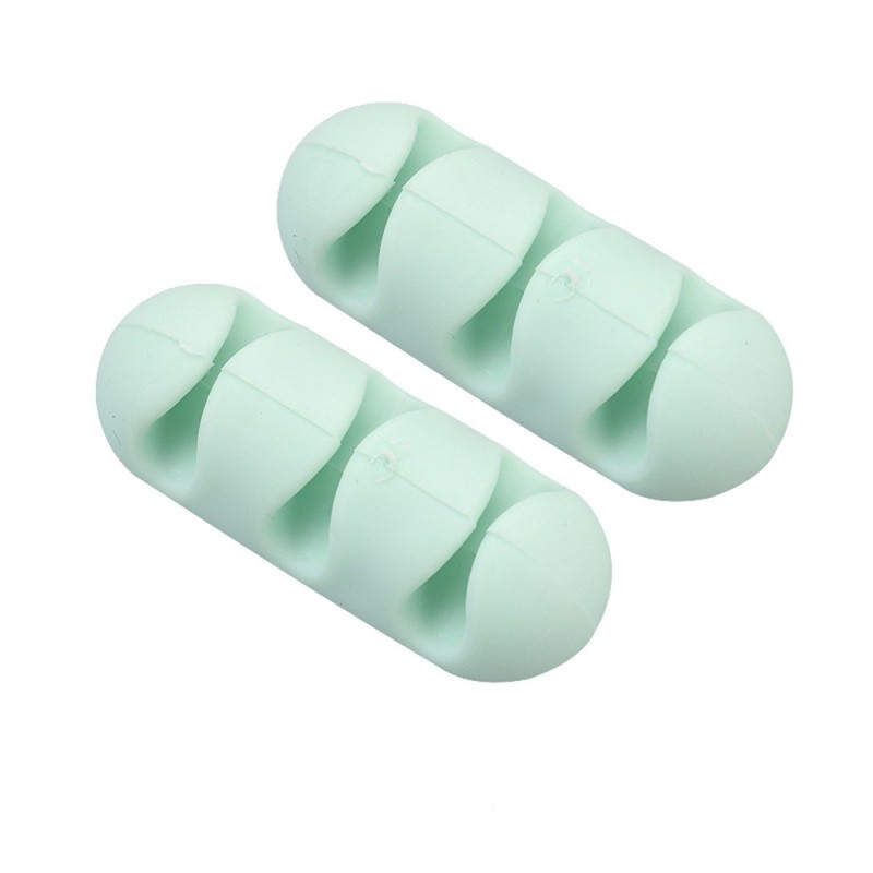 Silicone cable organizer - 3-row - 2 piecesAdhesives & Tapes