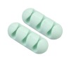 Silicone cable organizer - 3-row - 2 piecesAdhesives & Tapes