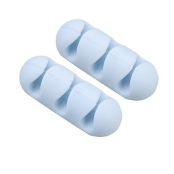 Silicone cable organizer - 3-row - 2 piecesAdhesives & Tapes