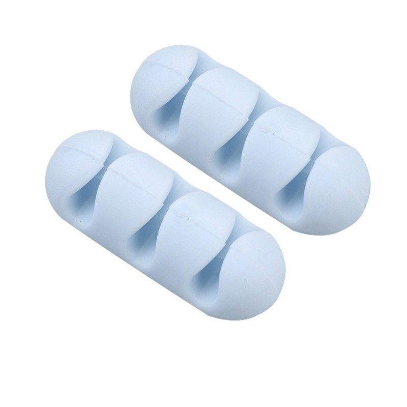 Silicone cable organizer - 3-row - 2 piecesAdhesives & Tapes