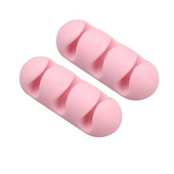 Silicone cable organizer - 3-row - 2 piecesAdhesives & Tapes