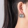 Hollow-out ball - silver earringsEarrings