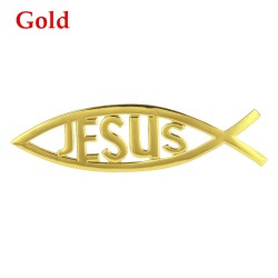 Jesus / fish symbol - car stickerStickers