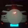 Reflective car sticker - gecko pattern - 2 piecesStickers